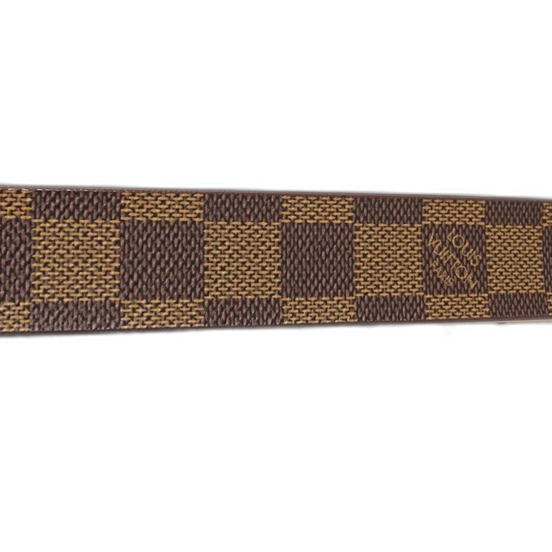 LOUIS VUITTON ルイヴィトン ダミエ ベルト サンチュール キャレ M6803U 90/36 エベヌ レディース/182040【中古】