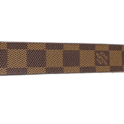 LOUIS VUITTON ルイヴィトン ダミエ ベルト サンチュール キャレ M6803U 90/36 エベヌ レディース/182040【中古】