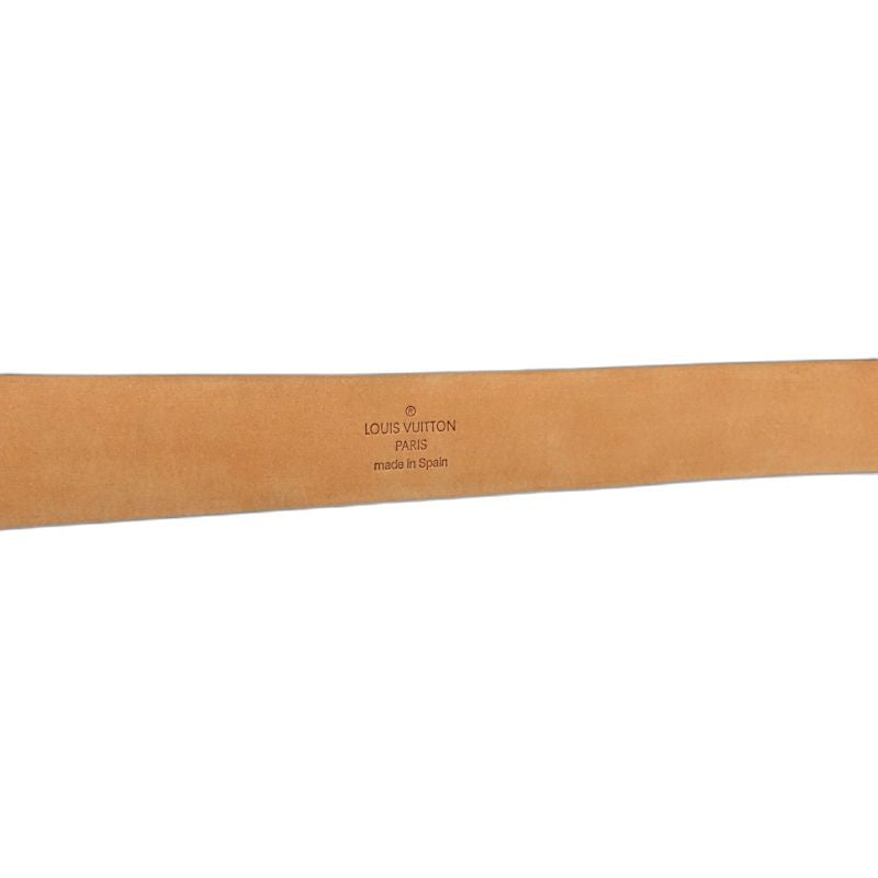 LOUIS VUITTON ルイヴィトン ダミエ ベルト サンチュール キャレ M6803U 90/36 エベヌ レディース/182040【中古】