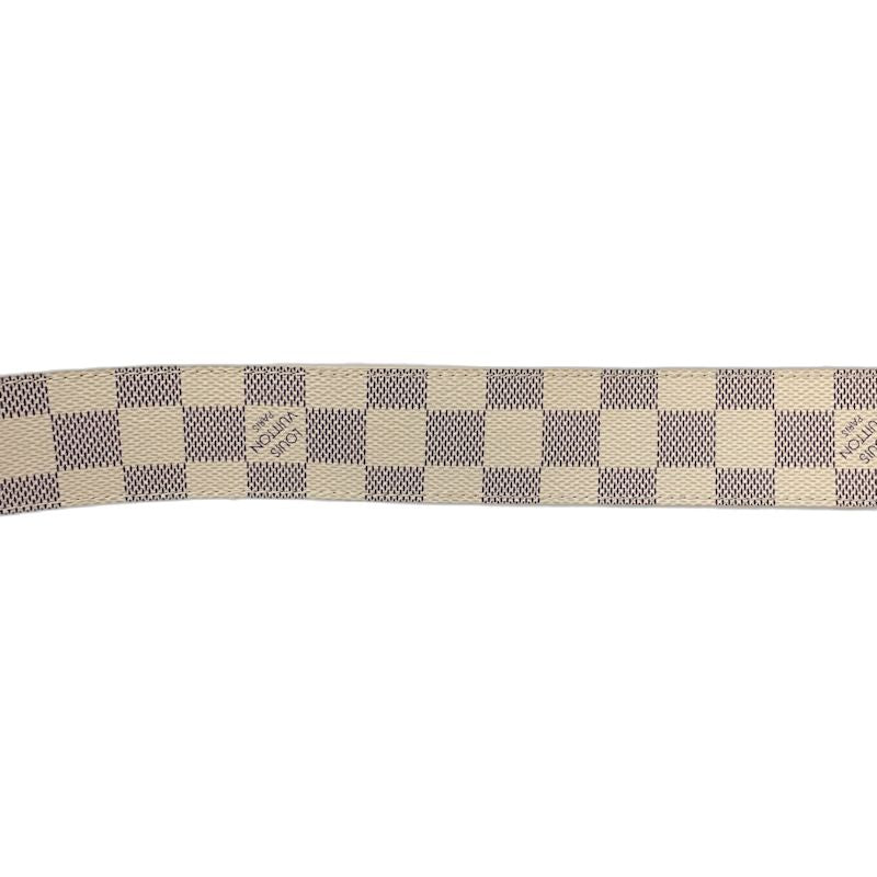 LOUIS VUITTON ルイヴィトン ダミエ アズール ベルト サンチュールLVイニシャル M9609 アズール レディース/182042【中古】