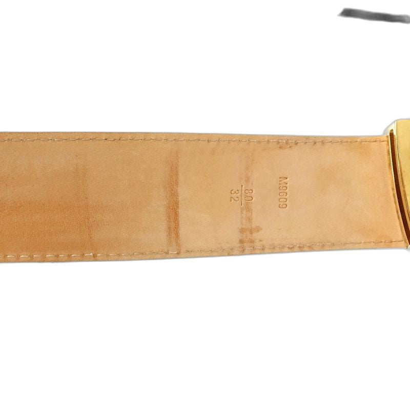 LOUIS VUITTON ルイヴィトン ダミエ アズール ベルト サンチュールLVイニシャル M9609 アズール レディース/182042【中古】