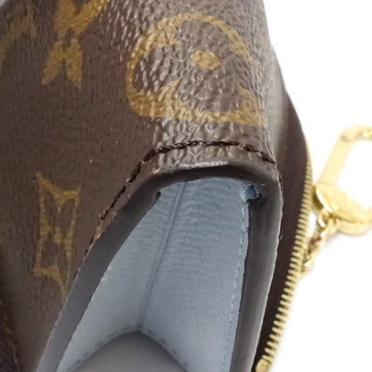 【中古】LOUIS VUITTON ルイヴィトン モノグラム コインケース M83612 ポルトクレ ノア ブラウン レディース /182044