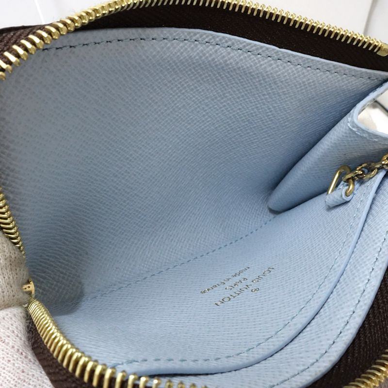 【中古】LOUIS VUITTON ルイヴィトン モノグラム コインケース M83612 ポルトクレ ノア ブラウン レディース /182044