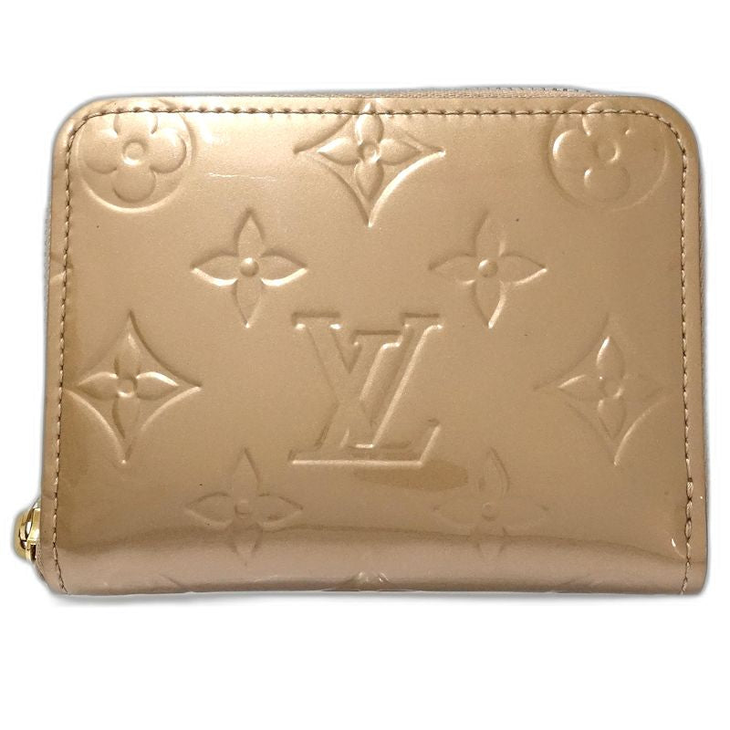 【中古】LOUIS VUITTON ルイヴィトン ヴェルニ コインケース M90601 ジッピーコインパース ローズゴールド レディース /182046