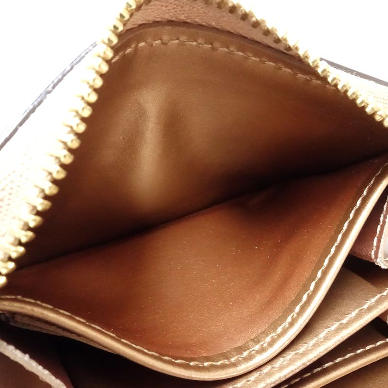 【中古】LOUIS VUITTON ルイヴィトン ヴェルニ コインケース M90601 ジッピーコインパース ローズゴールド レディース /182046