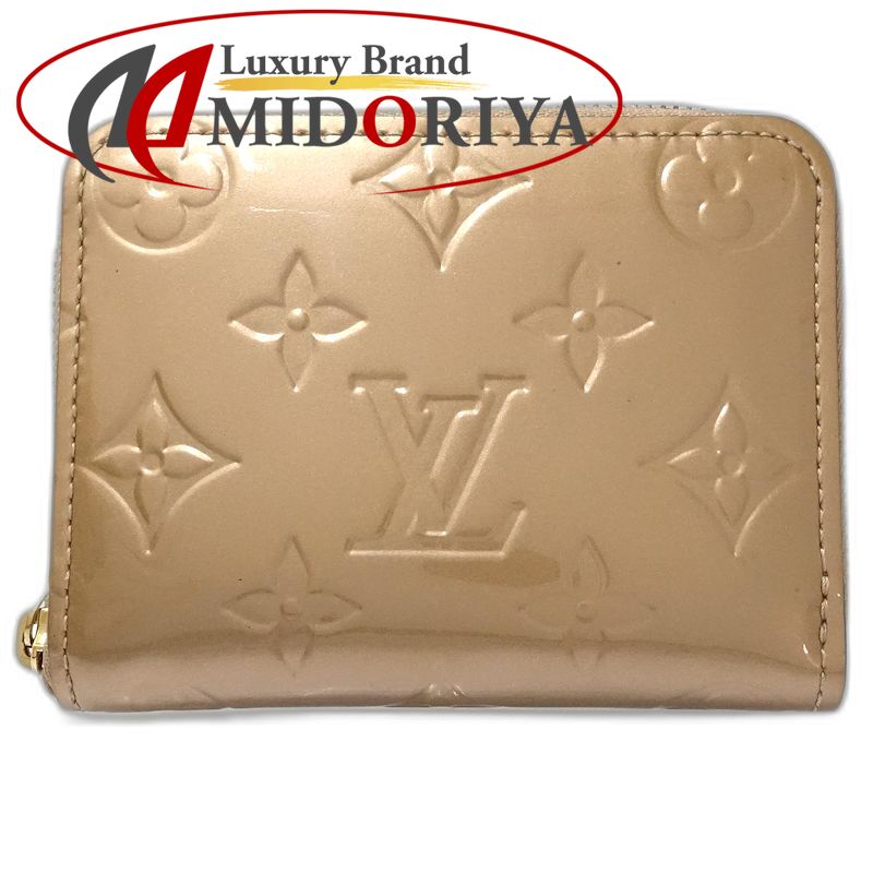 【中古】LOUIS VUITTON ルイヴィトン ヴェルニ コインケース M90601 ジッピーコインパース ローズゴールド レディース /182046