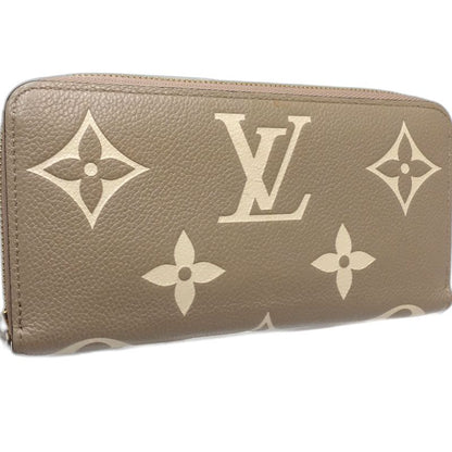 【中古】LOUIS VUITTON ルイヴィトン 長財布 M69794 ジッピーウォレット モノグラム バイカラー アンプラント トゥルトレールクレーム レディース /182047