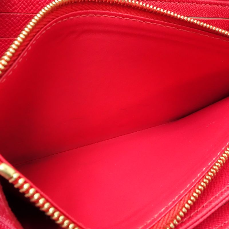 【中古】LOUIS VUITTON ルイヴィトン 長財布 M14240 LVｘTMジッピーウォレット モノグラム チェリー ホワイト スリーズ レディース /182048