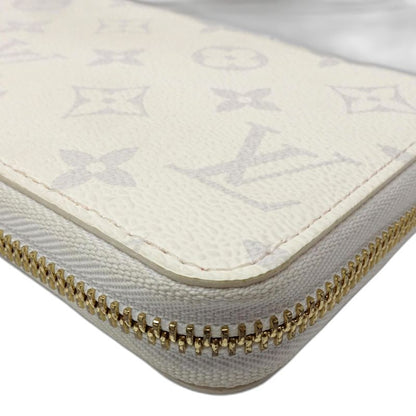 【中古】LOUIS VUITTON ルイヴィトン 長財布 M14240 LVｘTMジッピーウォレット モノグラム チェリー ホワイト スリーズ レディース /182048