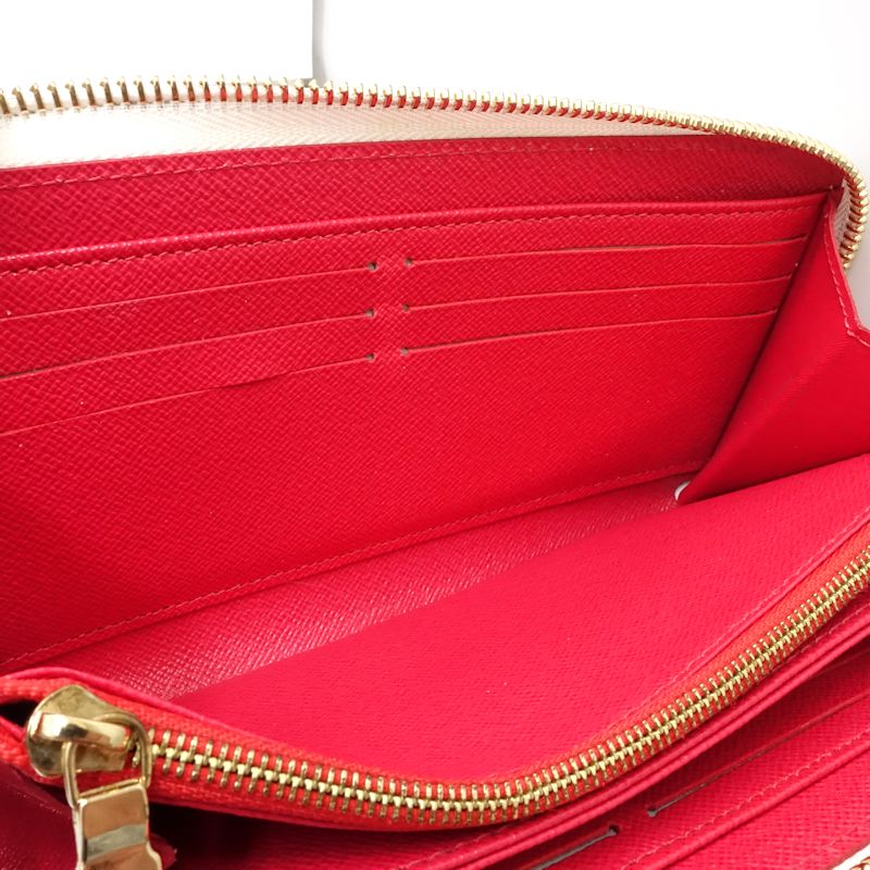 【中古】LOUIS VUITTON ルイヴィトン 長財布 M14240 LVｘTMジッピーウォレット モノグラム チェリー ホワイト スリーズ レディース /182048