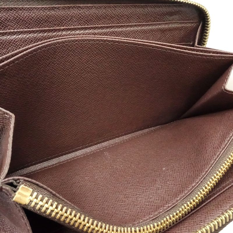 【中古】LOUIS VUITTON ルイヴィトン ダミエ 長財布 N60015 ジッピーウォレット エベヌ レディース /182050