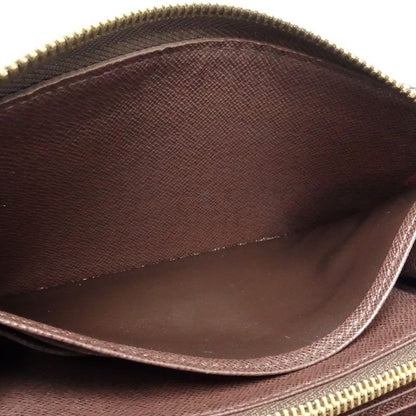 【中古】LOUIS VUITTON ルイヴィトン ダミエ 長財布 N60015 ジッピーウォレット エベヌ レディース /182050
