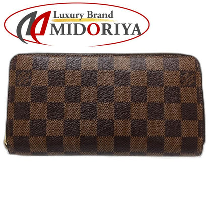 【中古】LOUIS VUITTON ルイヴィトン ダミエ 長財布 N60015 ジッピーウォレット エベヌ レディース /182050