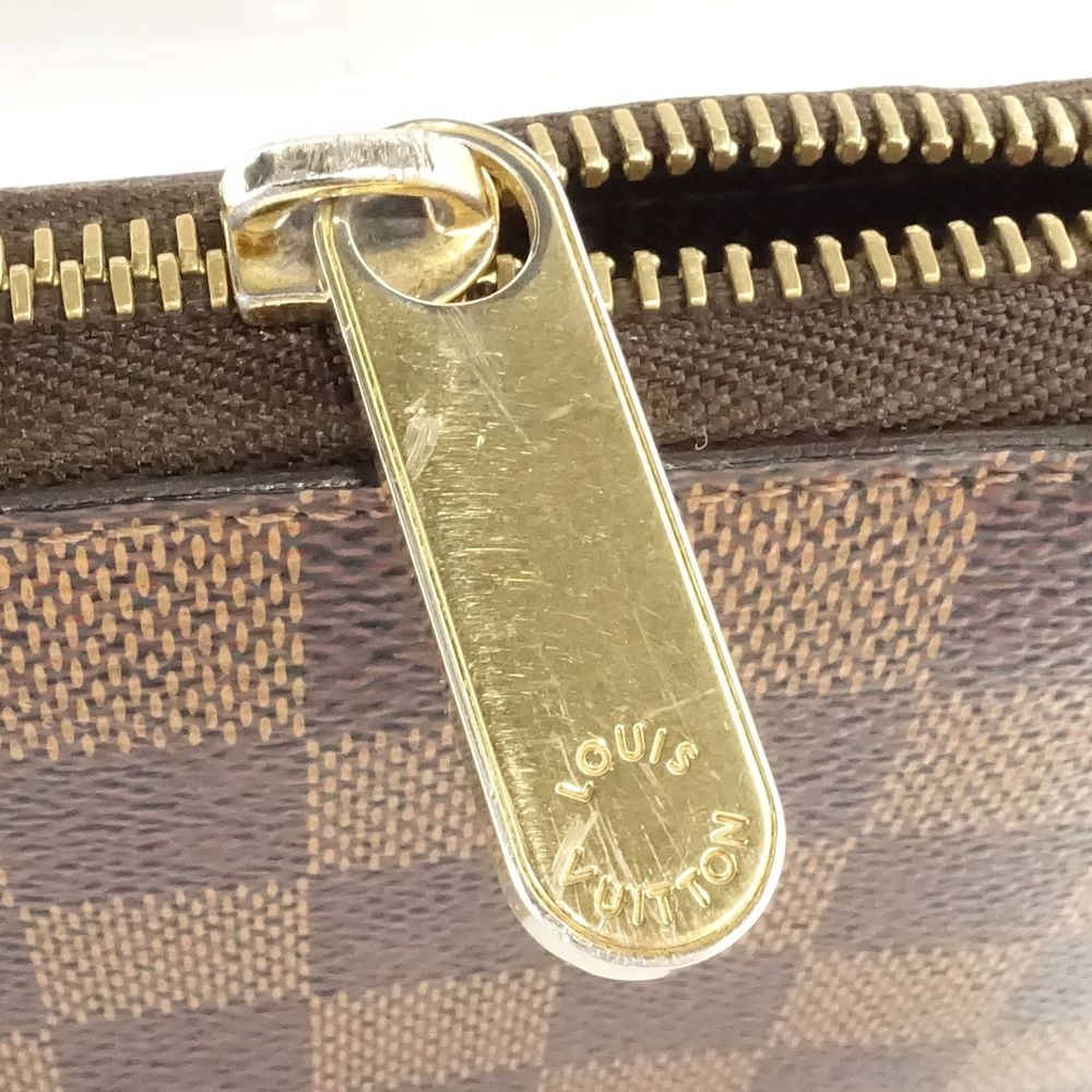 【中古】LOUIS VUITTON ルイヴィトン ダミエ 長財布 N60015 ジッピーウォレット エベヌ レディース /182050