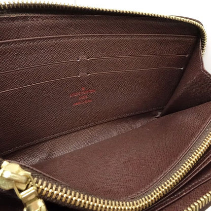 【中古】LOUIS VUITTON ルイヴィトン ダミエ 長財布 N60015 ジッピーウォレット エベヌ レディース /182050