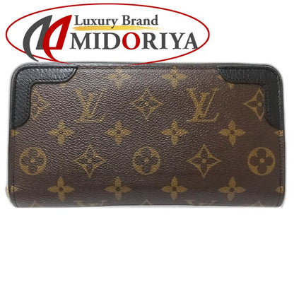 【中古】LOUIS VUITTON ルイヴィトン モノグラム 長財布 M61188 ジッピーウォレット レティーロ ブラウン レディース /182051