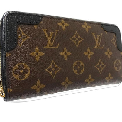 【中古】LOUIS VUITTON ルイヴィトン モノグラム 長財布 M61188 ジッピーウォレット レティーロ ブラウン レディース /182051