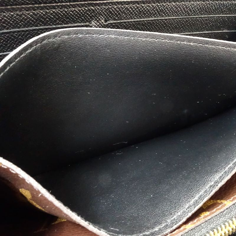 【中古】LOUIS VUITTON ルイヴィトン モノグラム 長財布 M61188 ジッピーウォレット レティーロ ブラウン レディース /182051