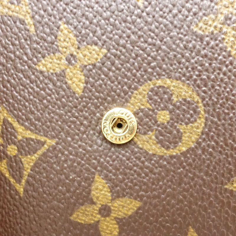 【中古】LOUIS VUITTON ルイヴィトン モノグラム 長財布 M61217 ポルトフォイユ インターナショナル ブラウン レディース /182052