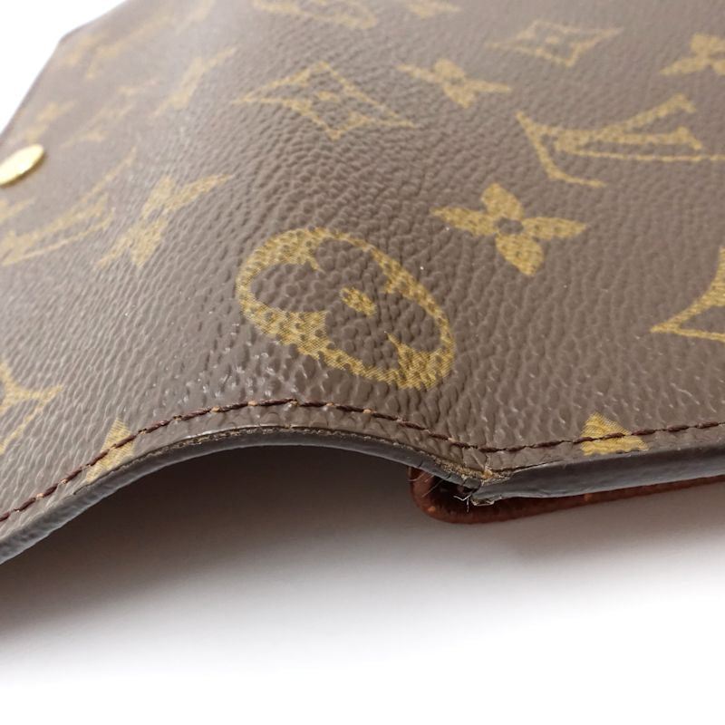 【中古】LOUIS VUITTON ルイヴィトン モノグラム 長財布 M61217 ポルトフォイユ インターナショナル ブラウン レディース /182052