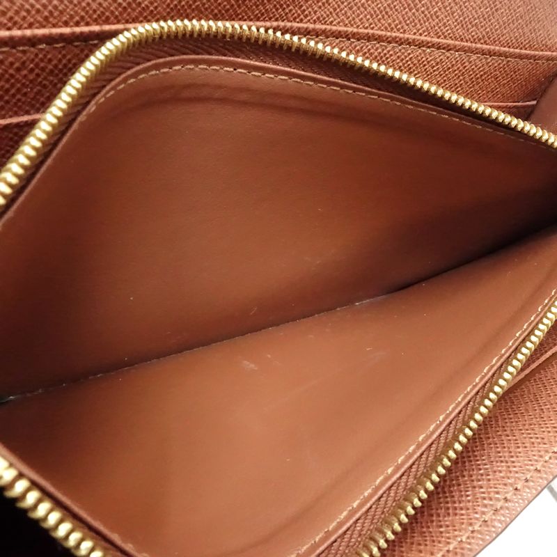 【中古】LOUIS VUITTON ルイヴィトン モノグラム 長財布 M60531 ポルトフォイユ サラ ブラウン レディース /182053