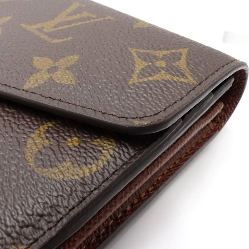 【中古】LOUIS VUITTON ルイヴィトン モノグラム 長財布 M60531 ポルトフォイユ サラ ブラウン レディース /182053