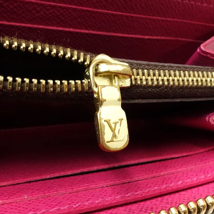 【中古】LOUIS VUITTON ルイヴィトン モノグラム 長財布 M60742 ポルトフォイユ クレマンス ブラウン レディース /182054