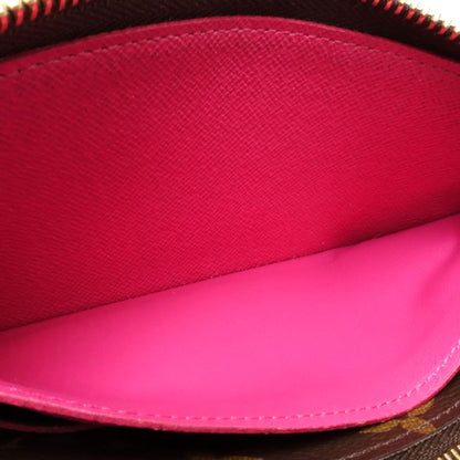 【中古】LOUIS VUITTON ルイヴィトン モノグラム 長財布 M60742 ポルトフォイユ クレマンス ブラウン レディース /182054