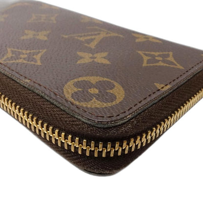【中古】LOUIS VUITTON ルイヴィトン モノグラム 長財布 M60742 ポルトフォイユ クレマンス ブラウン レディース /182054