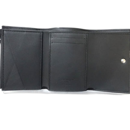 【中古】LOUIS VUITTON ルイヴィトン 三つ折り財布 M12635 ヴィクターウォレット モノグラム シャドウ ノワール レディース /182055