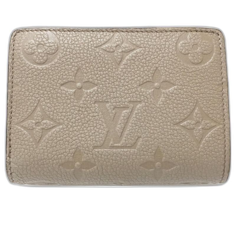 【中古】LOUIS VUITTON ルイヴィトン 二つ折り財布 M80152 ポルトフォイユ クレア モノグラム アンプラント トゥルトレール レディース /182056