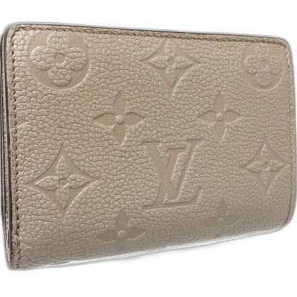 【中古】LOUIS VUITTON ルイヴィトン 二つ折り財布 M80152 ポルトフォイユ クレア モノグラム アンプラント トゥルトレール レディース /182056