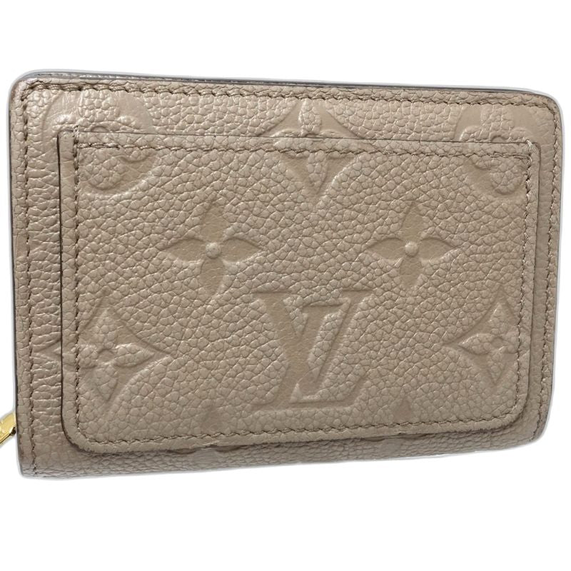 【中古】LOUIS VUITTON ルイヴィトン 二つ折り財布 M80152 ポルトフォイユ クレア モノグラム アンプラント トゥルトレール レディース /182056