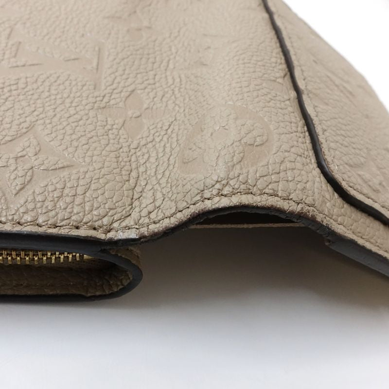 【中古】LOUIS VUITTON ルイヴィトン 二つ折り財布 M80152 ポルトフォイユ クレア モノグラム アンプラント トゥルトレール レディース /182056