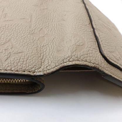 【中古】LOUIS VUITTON ルイヴィトン 二つ折り財布 M80152 ポルトフォイユ クレア モノグラム アンプラント トゥルトレール レディース /182056