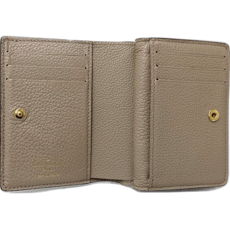 【中古】LOUIS VUITTON ルイヴィトン 二つ折り財布 M80152 ポルトフォイユ クレア モノグラム アンプラント トゥルトレール レディース /182056