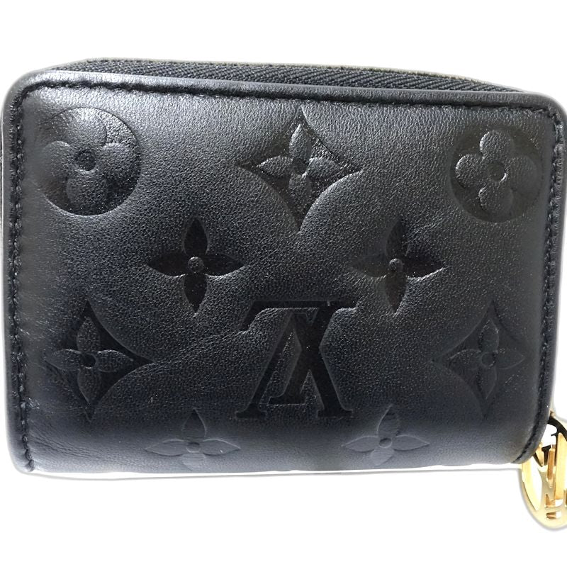 【中古】LOUIS VUITTON ルイヴィトン モノグラム 二つ折り財布 M81599 ポルトフォイユ ルー ブラウン レディース /182057