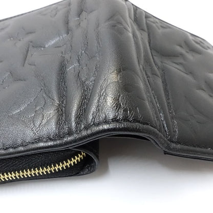 【中古】LOUIS VUITTON ルイヴィトン モノグラム 二つ折り財布 M81599 ポルトフォイユ ルー ブラウン レディース /182057
