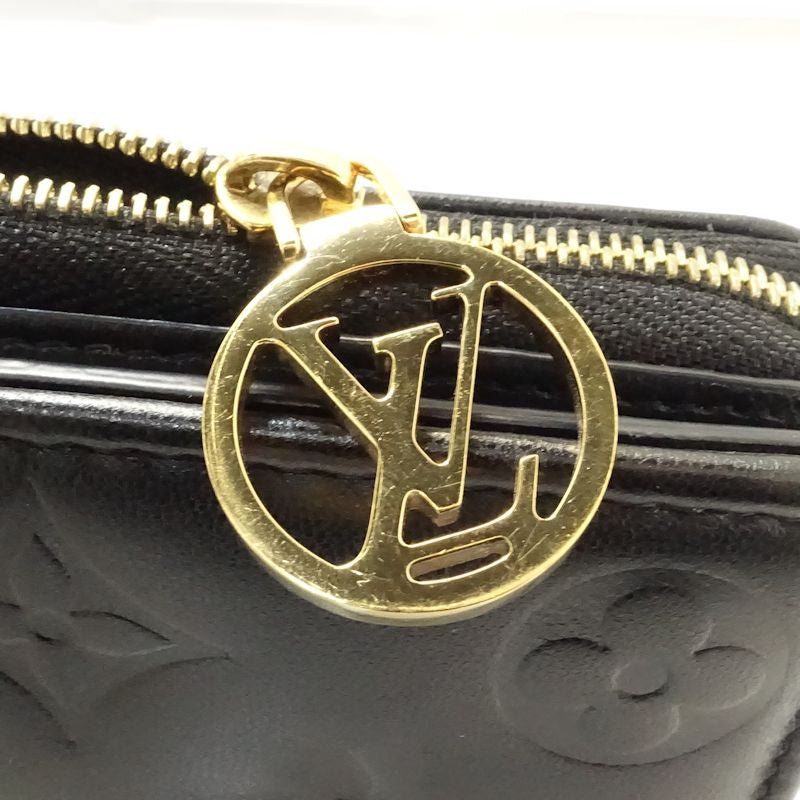 【中古】LOUIS VUITTON ルイヴィトン モノグラム 二つ折り財布 M81599 ポルトフォイユ ルー ブラウン レディース /182057