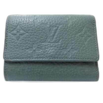 【中古】LOUIS VUITTON ルイヴィトン 三つ折り財布 M14143 ポルトフォイユ パイロット ミスティレイク(グリーン系) レディース /182058