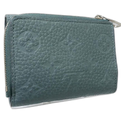 【中古】LOUIS VUITTON ルイヴィトン 三つ折り財布 M14143 ポルトフォイユ パイロット ミスティレイク(グリーン系) レディース /182058