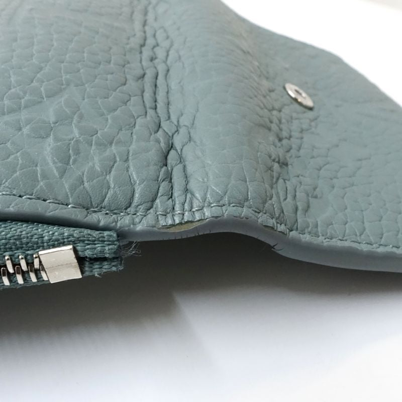 【中古】LOUIS VUITTON ルイヴィトン 三つ折り財布 M14143 ポルトフォイユ パイロット ミスティレイク(グリーン系) レディース /182058