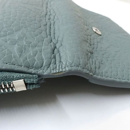 【中古】LOUIS VUITTON ルイヴィトン 三つ折り財布 M14143 ポルトフォイユ パイロット ミスティレイク(グリーン系) レディース /182058