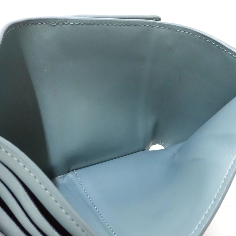 【中古】LOUIS VUITTON ルイヴィトン 三つ折り財布 M14143 ポルトフォイユ パイロット ミスティレイク(グリーン系) レディース /182058