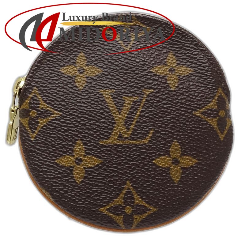 【中古】LOUIS VUITTON ルイヴィトン モノグラム コインケース M61926 ポルトモネ ロン ブラウン レディース /182061
