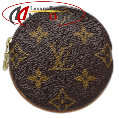 【中古】LOUIS VUITTON ルイヴィトン モノグラム コインケース M61926 ポルトモネ ロン ブラウン レディース /182061