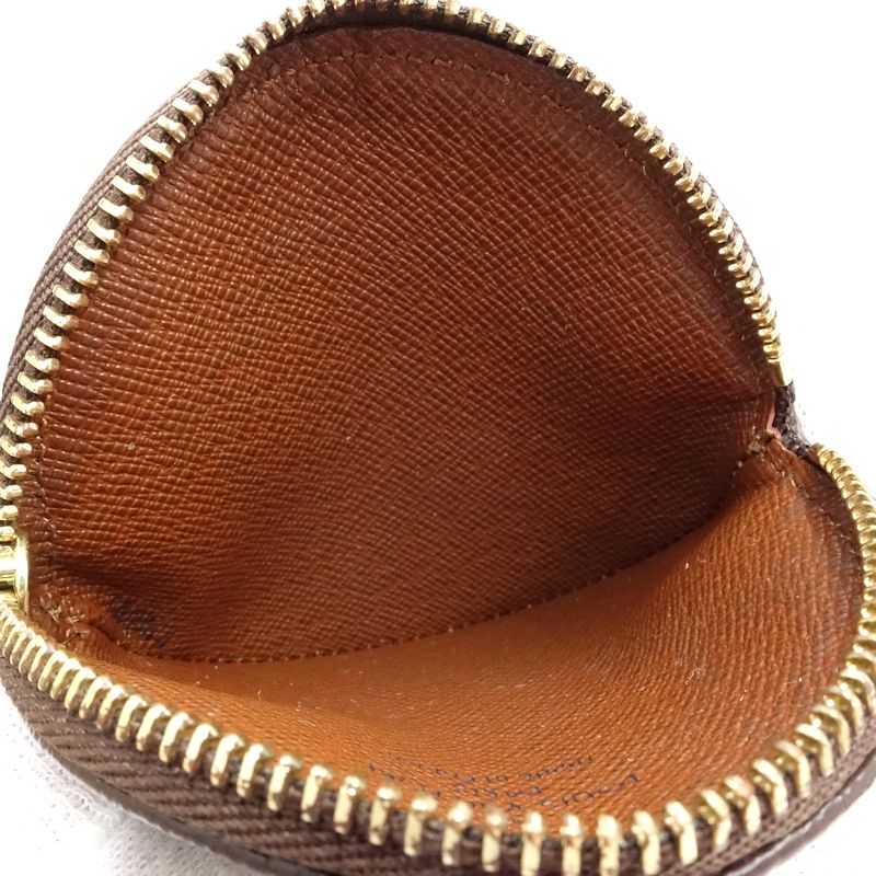 【中古】LOUIS VUITTON ルイヴィトン モノグラム コインケース M61926 ポルトモネ ロン ブラウン レディース /182061