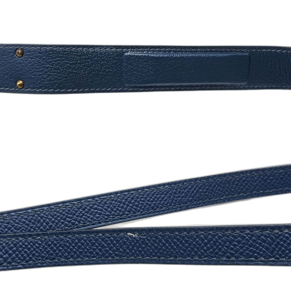 HERMES エルメス アカボックス WNN005 ポシェット レザー ブルードプリュス レディース/188592【中古】