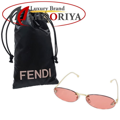 FENDI フェンディ サングラス FE4075US 54□15 135 プラスチック ピンクレンズ レディース/188611【中古】