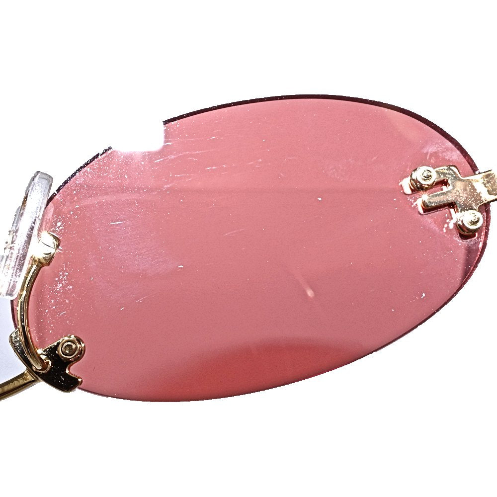 FENDI フェンディ サングラス FE4075US 54□15 135 プラスチック ピンクレンズ レディース/188611【中古】